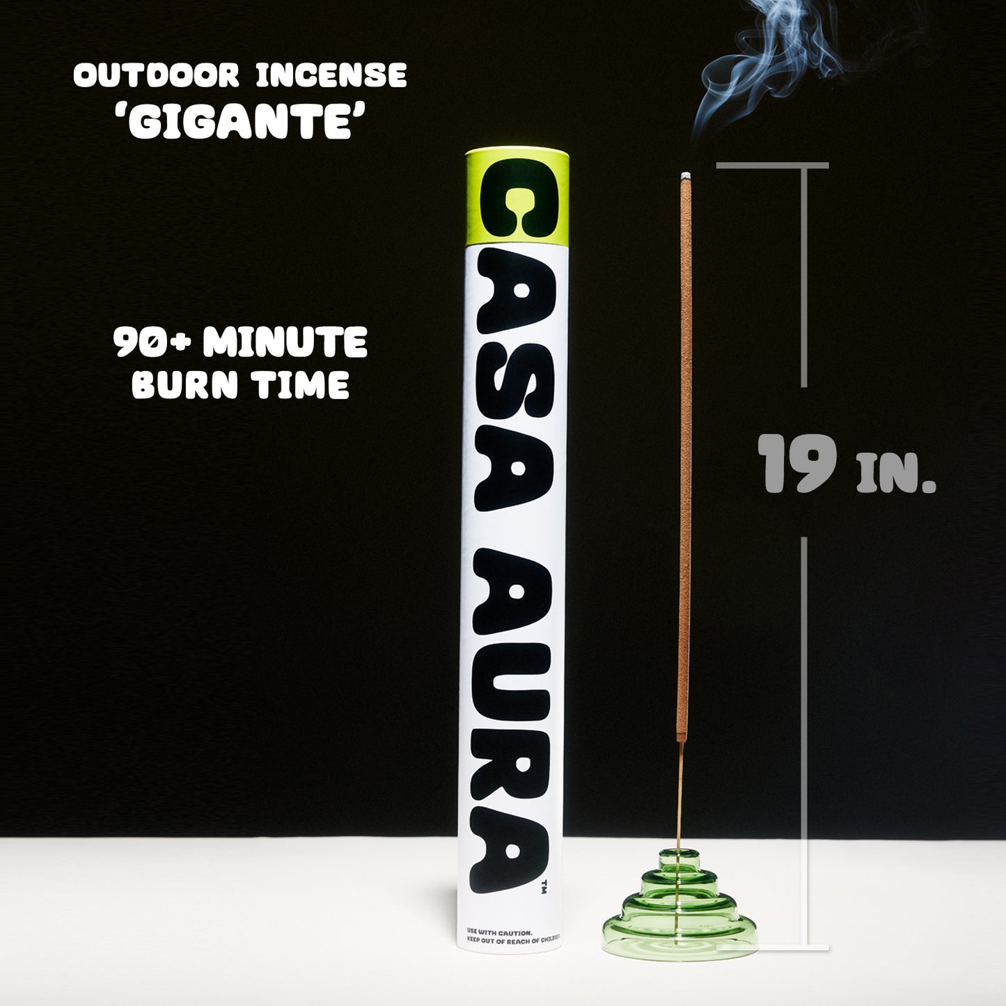 'GIGANTE' XX-Long Burn 19" Outdoor Incense Sticks (15-Pack)